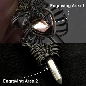 Mechanisch kloppend harthanger, opening ribbenkastketting, interactieve gotische sieraden, fantasiehartcadeau afbeelding 15