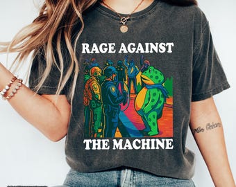 Comfort Colors Portland Frog Protest Shirt, Anti-ICE Activist Shirt, Feminist Equality Top , Anti Fascism