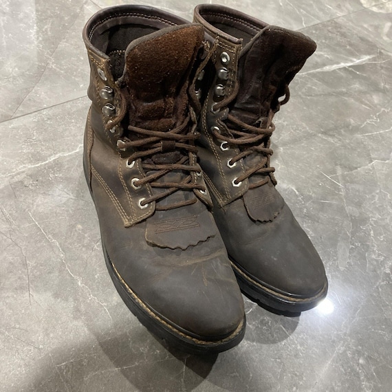 Cody James Brown Suede Kiltie Boots Mens Size 11D