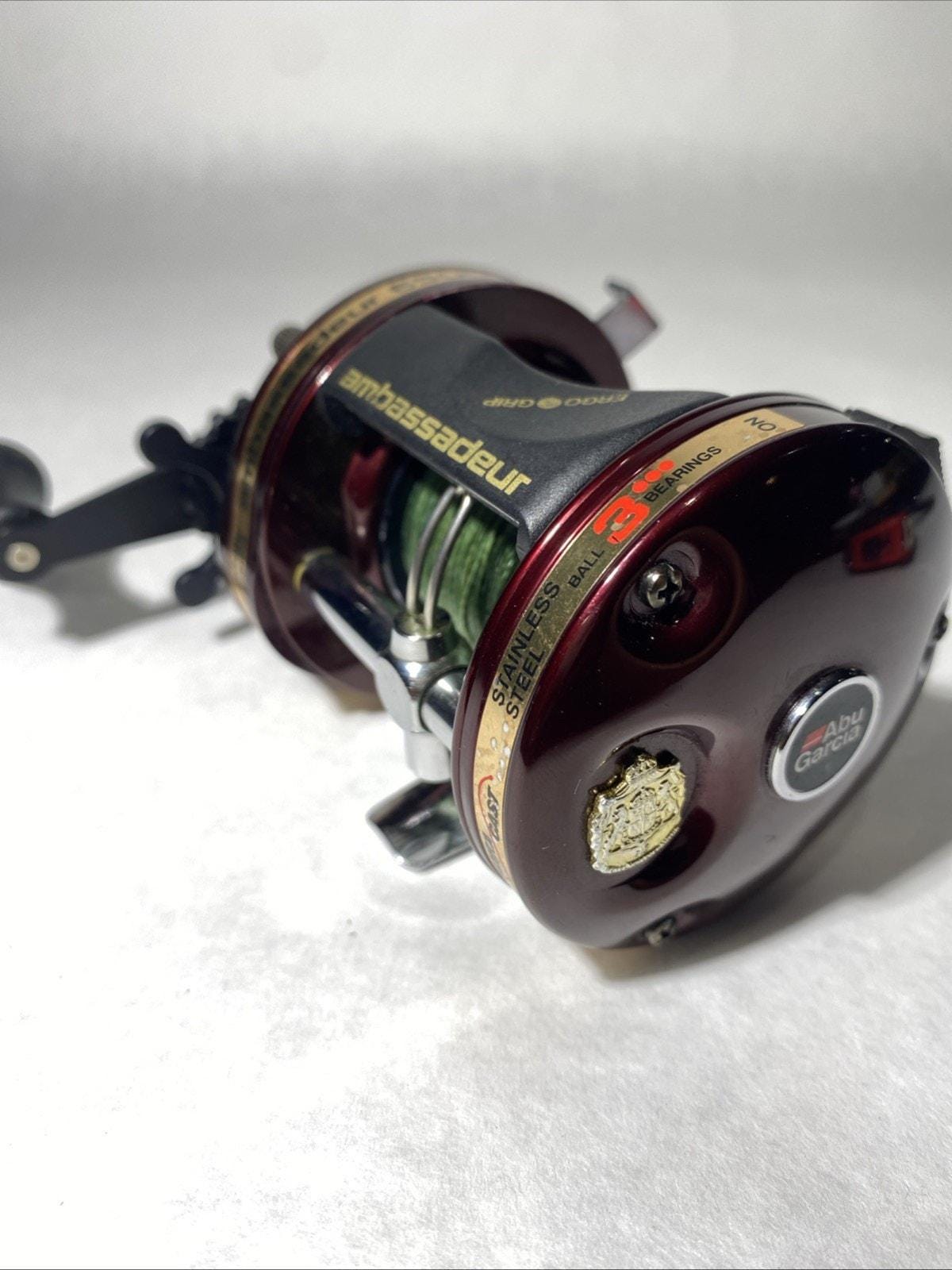 Abu Garcia Ambassadeur 6500-C3 Bait Casting Fishing Reel Rare Maroon Gold - Etsy Abu Garcia Ambassadeur 6500-C3 Bait Casting Fishing Reel Rare Maroon Gold - Etsy