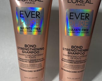 L'Oreal Paris - Ever Pure Bond Strengthening Repair Shampoo - 6.8 oz - Lot Of 2