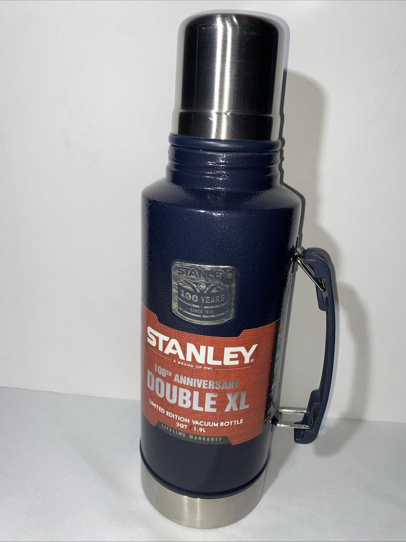 Vtg Stanley 1.9L Double XL Insulated Bottle Thermos 64oz 2 QT 100th Anniversary image 1