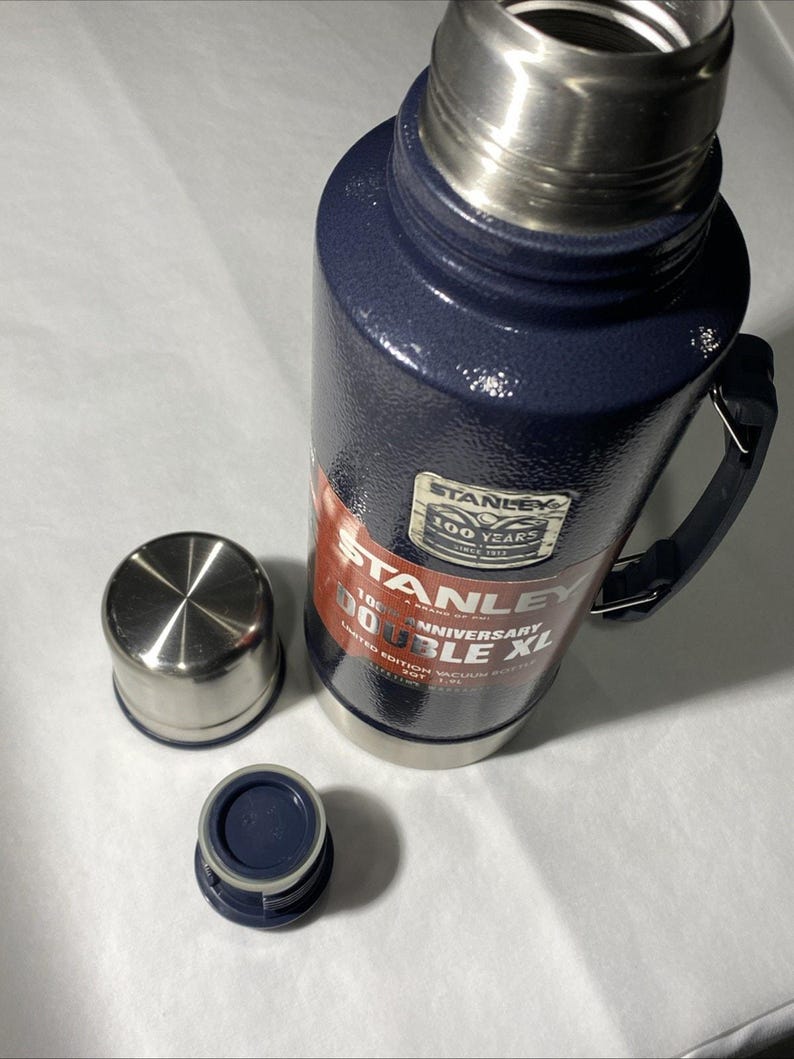 Vtg Stanley 1.9L Double XL Insulated Bottle Thermos 64oz 2 QT 100th Anniversary image 14