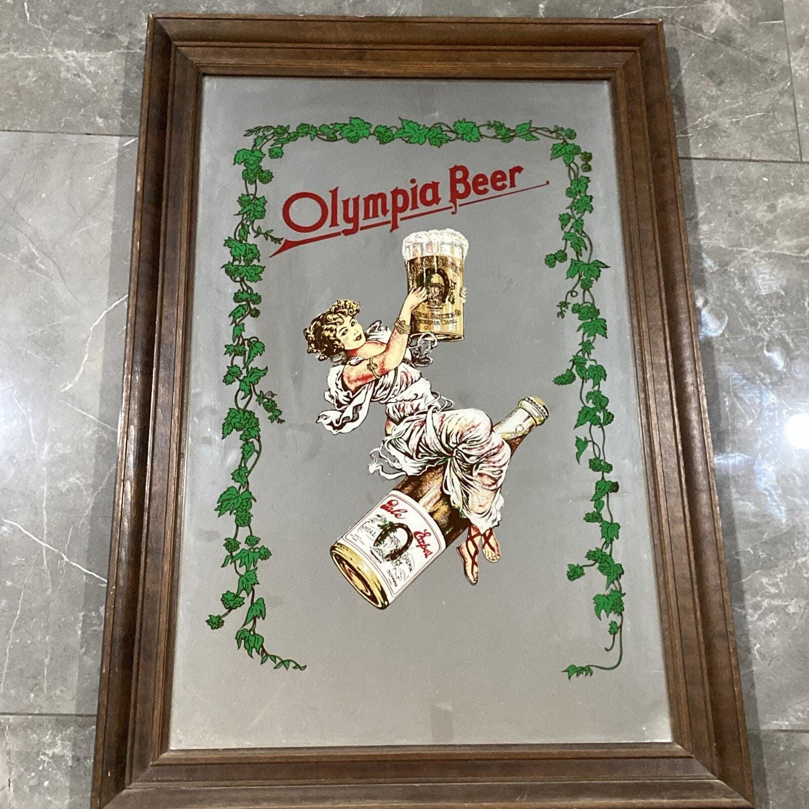 Olympia Beer パブミラー Olympia Beer Brewing Co Mirror Sign Room Man Cave ITS THE