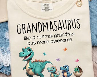 Personalized Grandmasaurus And Grandkids Gift for Grandma, Custom Mother's Day Shirt, Mothers Day Gift, Gift For Grandma, Mama Shirt