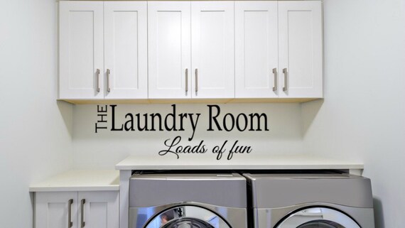 Laundry Vinyl Decal/ Laundry Room Decals/loads of Fun Vinyl - Etsy