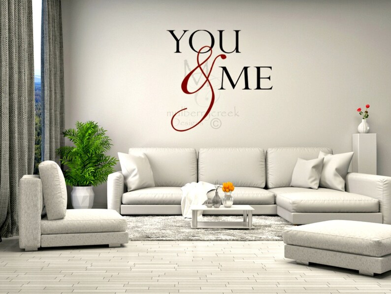 Romantic Wall Decals Master Bedroom Wall Decal Newlywed Etsy
