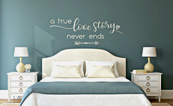 Romantic Wall Decals Master Bedroom Vinyl Love Story Decal Master Bedroom Decor Vinyl Wall Decal For Master Bedroom Wedding Decal