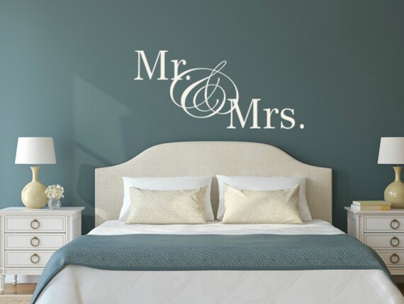 Wall Decor Mr And Mrs Vinyl Decal Wedding Decals For Signs Master Bedroom Mr And Mrs Vinyl Decal Wedding Gift Gift For Wedding