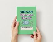 Kids Phone Book Printable, Screen Free Activity for Children, Tin Can Retro Address Book