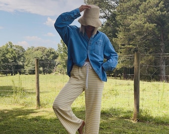 Slow Sundays Striped Pants