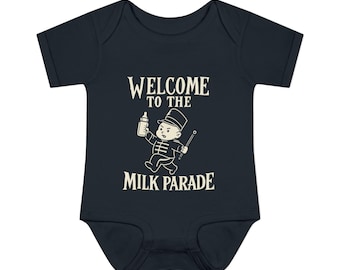 MCR inspired Welcome to the Milk Parade baby onesie