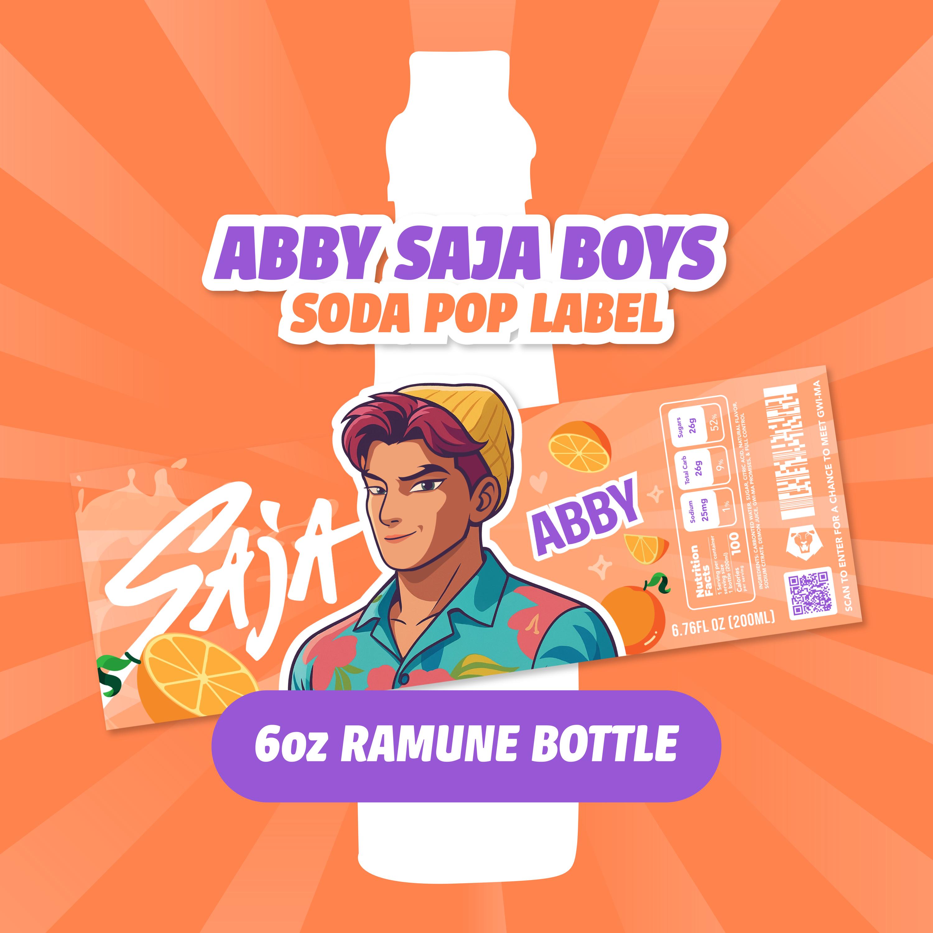 アイドルグッズ BOYS FILE ABBY | Saja Boys Soda Pop Bottle Label - Etsy