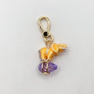 T08-Elefante Juicy Couture con dije de cristal