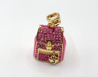 O10-Dije de mochila rosa de Juicy Couture