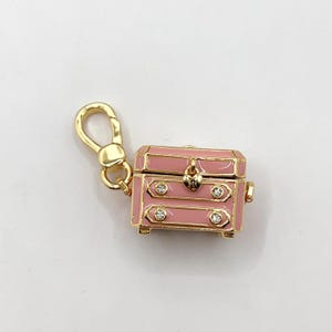 JC671-Juicy Couture pink jewelry box charm