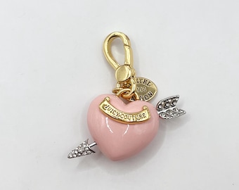 NWT Juicy Couture Pave Pink HEART CANDY Box W/ Ring Bracelet  display picture 1