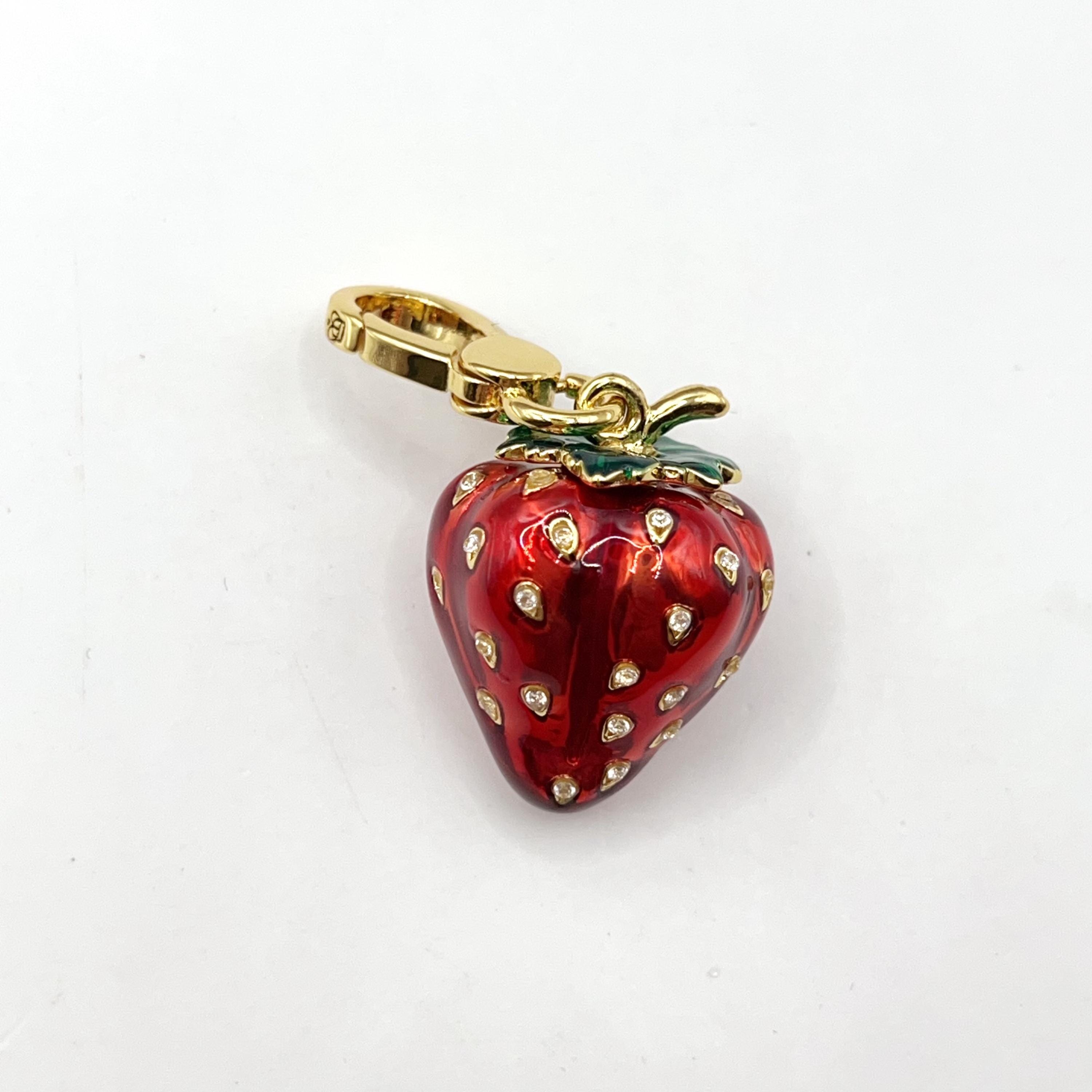 Z02-juicy Couture Strawberry Charm - Etsy