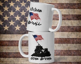 Iwo Jima Mug – United We Stand, Patriotic Veteran Gift