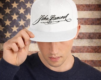 John Hancock Snapback Hat
