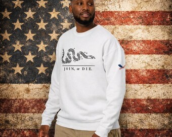 Join or Die Sweatshirt - Patriotic American Apparel