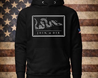 JOIN or DIE Inspired FREEDOM Hoodie Unisex