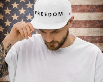 Charlie Kirk FREEDOM Snapback Hat