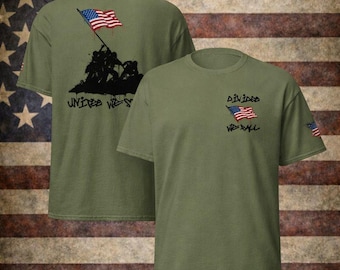 Iwo Jima T-Shirt – United We Stand, Patriotic Military Tee