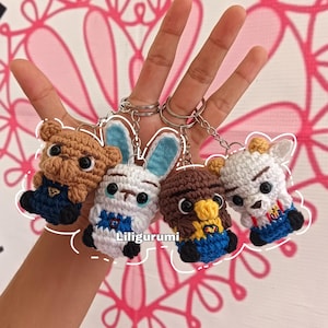 Mini Soccer Mascots Digital Pattern in Spanish