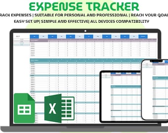 Expense Tracker Spreadsheet Google Sheets Excel Income and Expense Tracker Monthly Budget Template Simple Business and Personal Finance