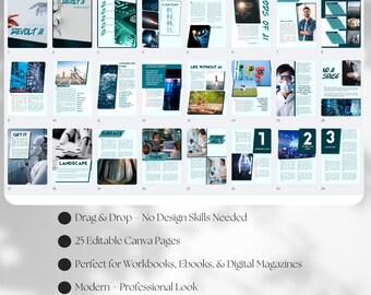 Editable Canva Ebook Template: Modern Design for Coaches (Digital Download)