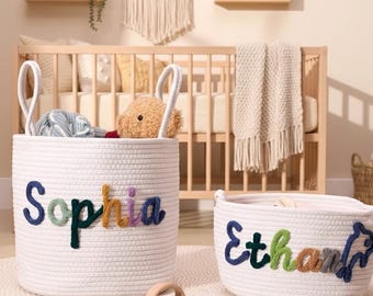 Panier cadeau personnalisé pour bébé, panier de fête