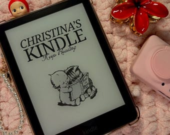 Customized Name Kindle Lock Screen Wallpaper | EPub Screensaver | Kindle Cover | Digital Download