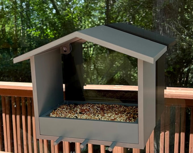 Custom Color Window Bird Feeder: Strong Suction Cups, Wild Bird Viewing