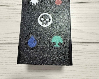 3D Printed MTG Commander Deck Box | Book Style with Card Display