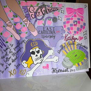 Custom college canvas paintings , custom painted bibles, custom painted balls: footballs, baseball, basketball, softball, soccer, volleyball