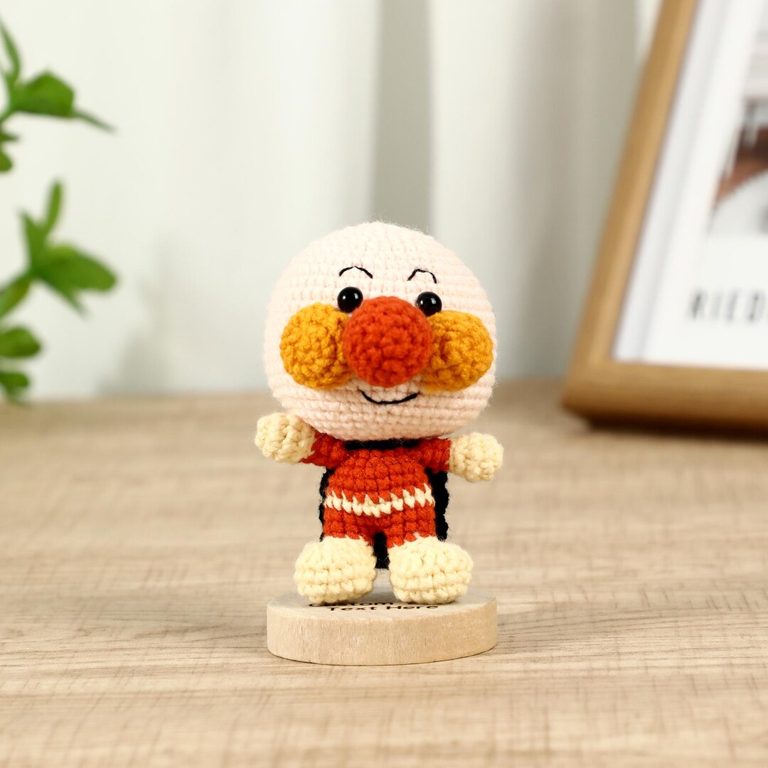 Crochet Breadman Inspired Plush Doll, Handmade Amigurumi Breadman Toy ...
