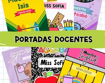 LERAREN COVERPAKKET 2026 Collectie / 10 stuks / Omslagen voor leraren / Bewerkbaar / Terug naar school / Omslagen voor leraren / Populair
