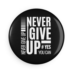 Inspirational Button Magnet Set - Motivational Fridge Decor, Positive Quotes, Office or Home Inspiration, Gifts for Encouragement