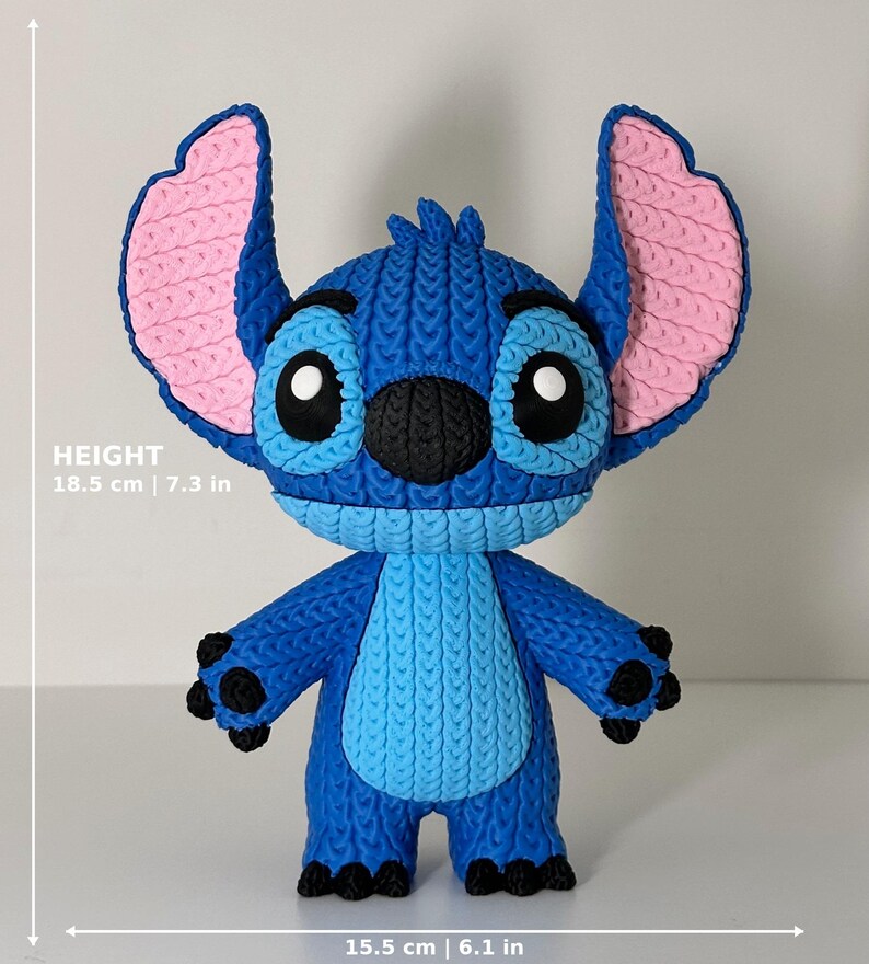Figuras de punto de Lilo y Stitch - Coleccionables impresos en 3D imagen 5