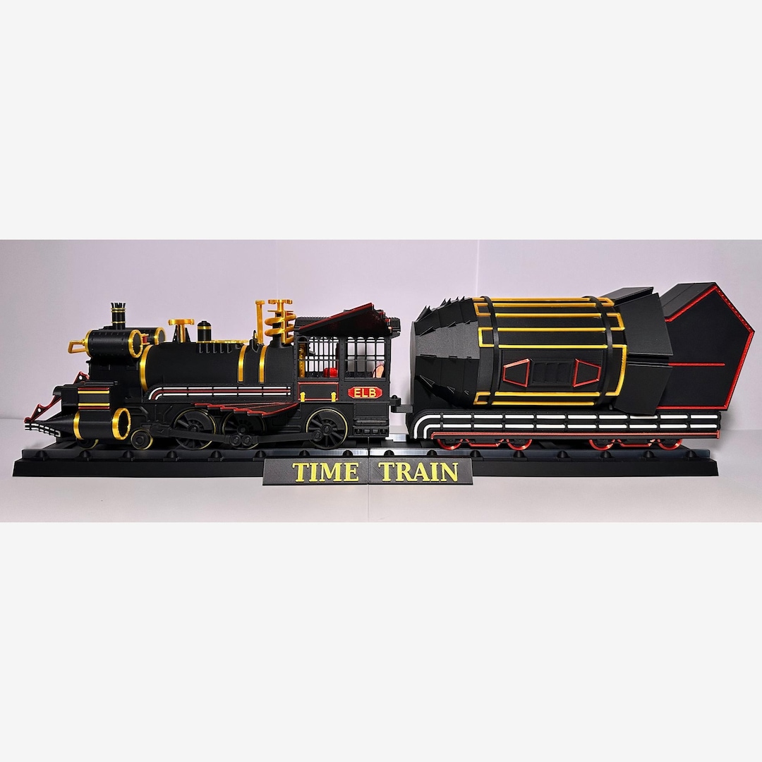 Time Train Time Train Locomotive Display Model – Back to the Future 3 - 3D Printed ...