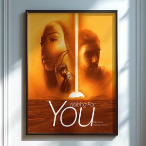 Arte mural inspirado en el R&B de Majid Jordan / Póster inspirado en la música para estudio o sala de estar