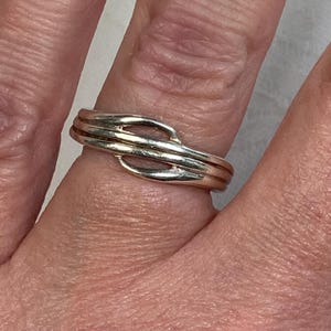90s Ring Sterling Silver Size 6.5 - Etsy