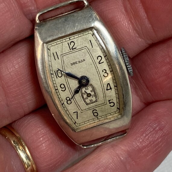 875 Silver Watch Svezda with Extra 875 Silver Ban… - image 3