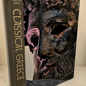 Livre vintage Grèce classique de C.M. Bowra | 1965, série Les grands âges de l&#39;homme | Histoire de la vie Relié | Livre de collection du milieu du siècle