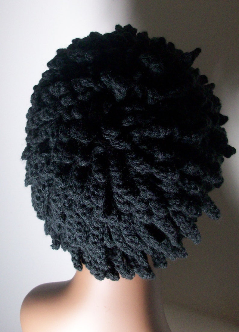 Couture Hat Nudu Hat Wig Hat African Bamileke Hat Billy Gibbons Hat ZZ Top Hat Nudu Beanie Dreadlocks Hat Chemo Hat