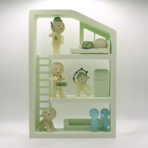 Smiski House Display Shelf with Bed