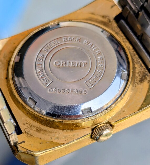 ORIENT Crystal Automatic Rectangular Watch Ladies… - image 5