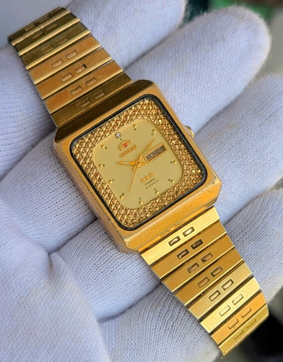 ORIENT Crystal Automatic Rectangular Watch Ladies… - image 7