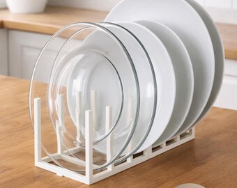 Modular Plate & Lid Holder Organizer: STL file for 3D printing